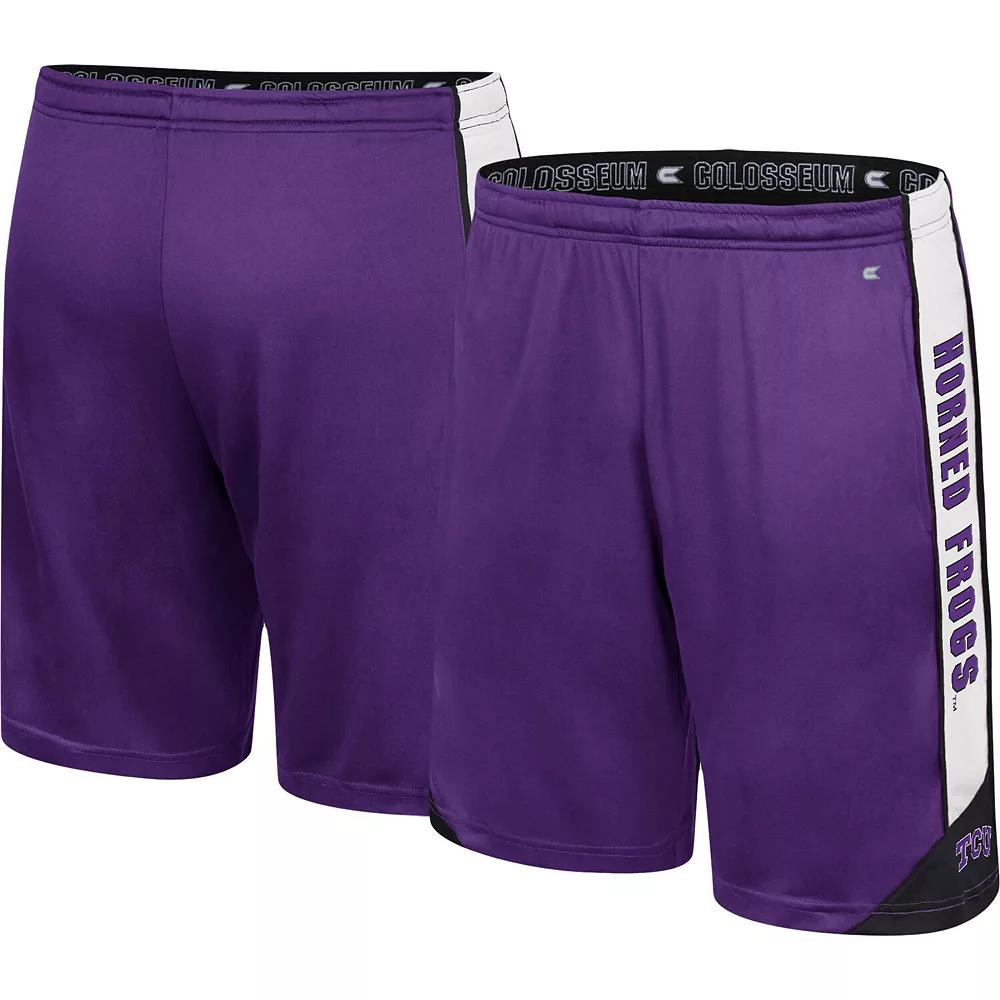 Men's Colosseum Purple TCU Horned Frogs Haller Shorts,  Product Image