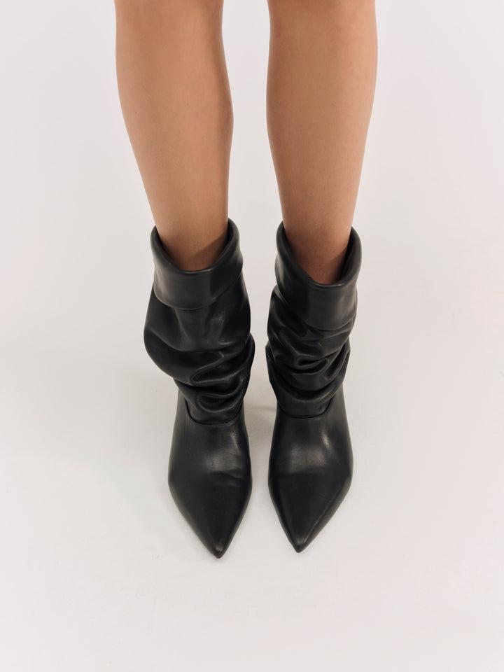 Verbana Slouch Boot — Black Product Image