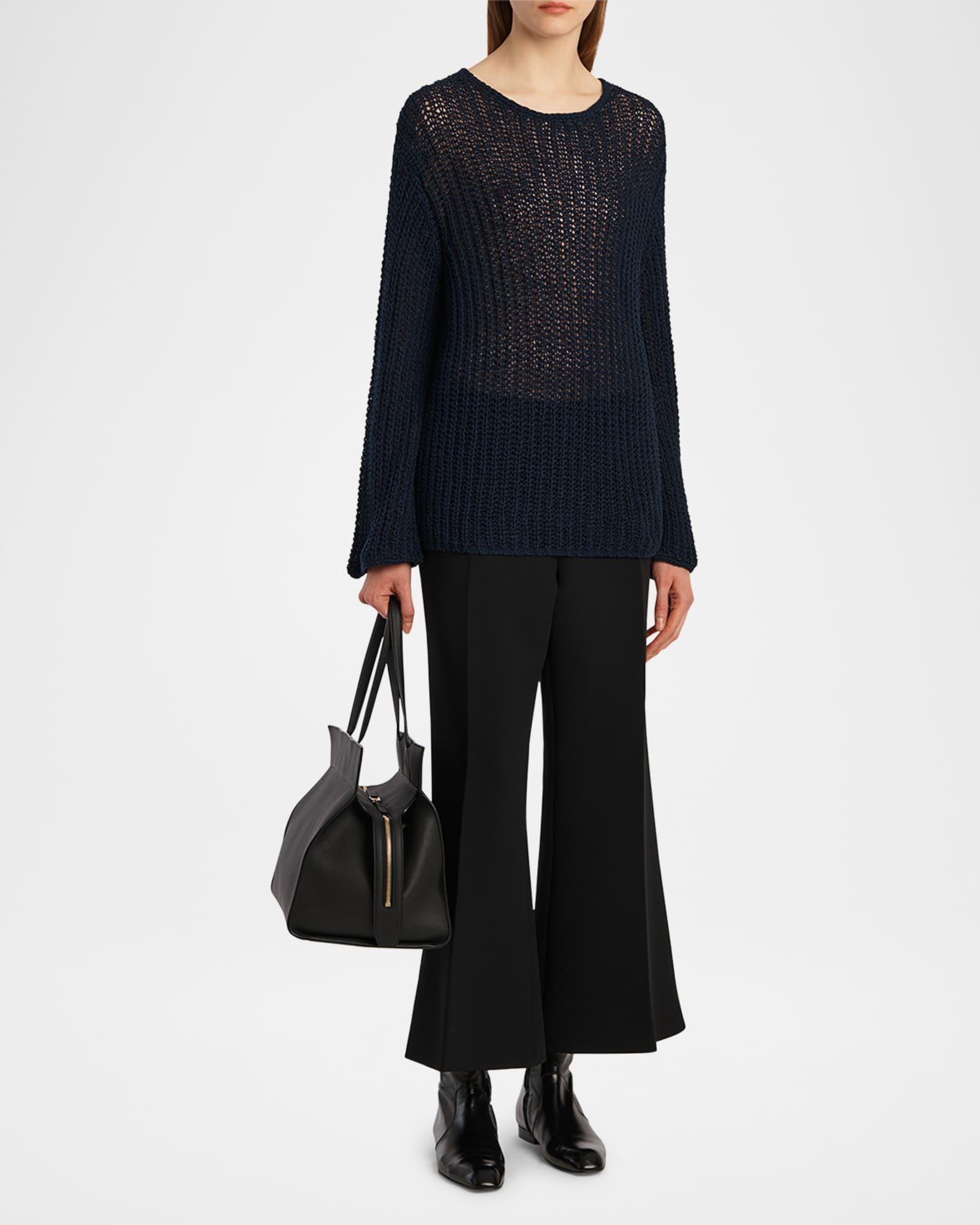 Elowen Cotton Open-Knit Sweater Product Image