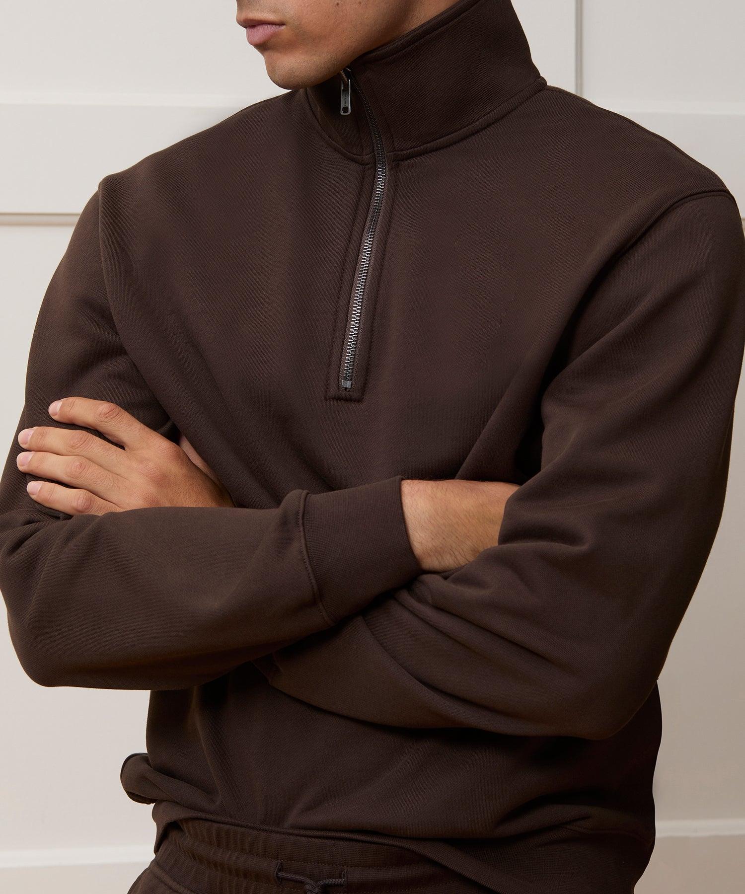 Portuguese Terry Quarter-Zip Sweatshirt Product Image