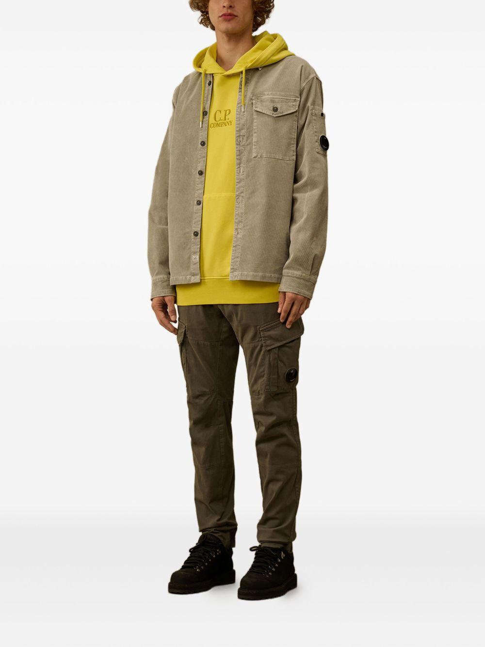 embroidered-logo hoodie Product Image