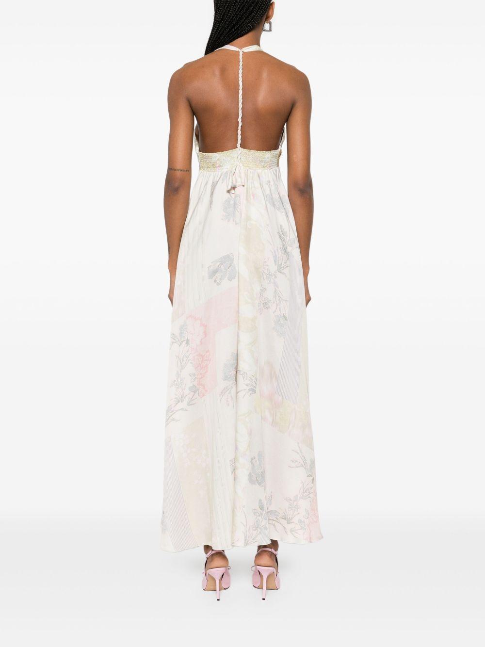 abstract-print maxi dress Product Image