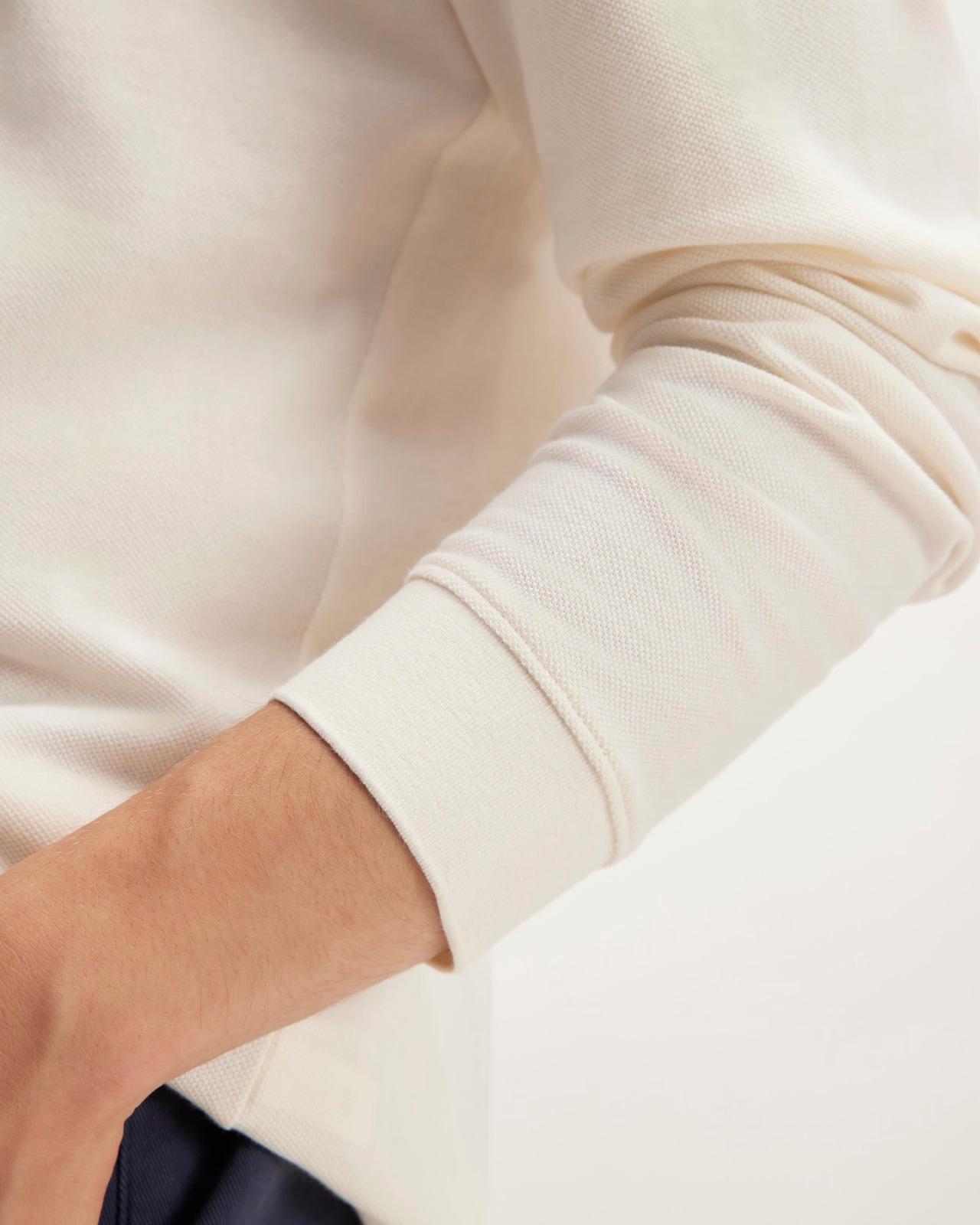 Mens Long-Sleeve Pique Polo T-Shirt by Everlane Product Image