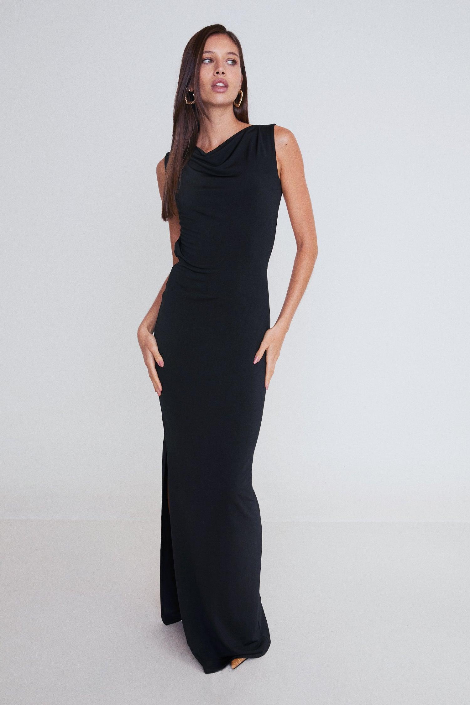 SELENA DRESS - BLACK Product Image