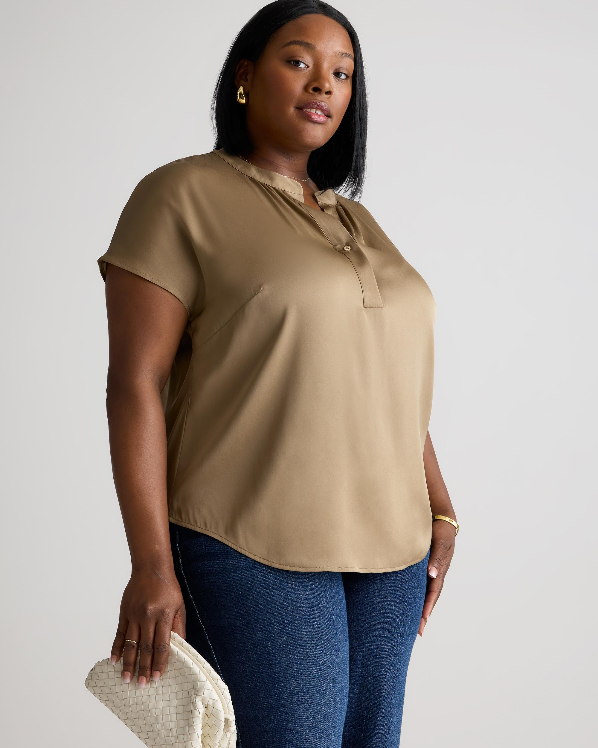 Quince | Women's Washable Stretch Silk Dolman Sleeve Blouse Mulberry Silk Product Image