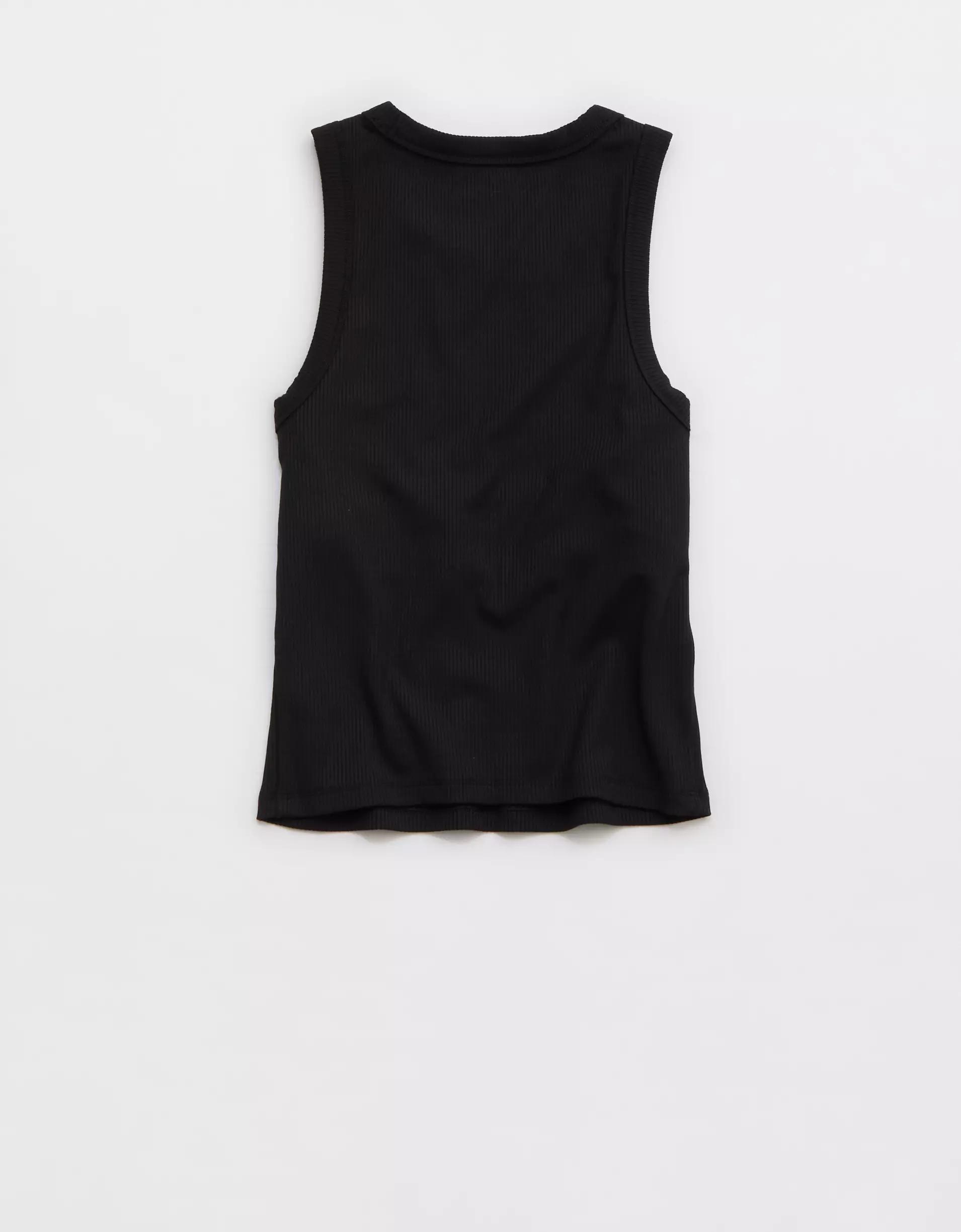 OFFLINE By Aerie Thumbs Up Heavyweight Cropped Tank Top Product Image
