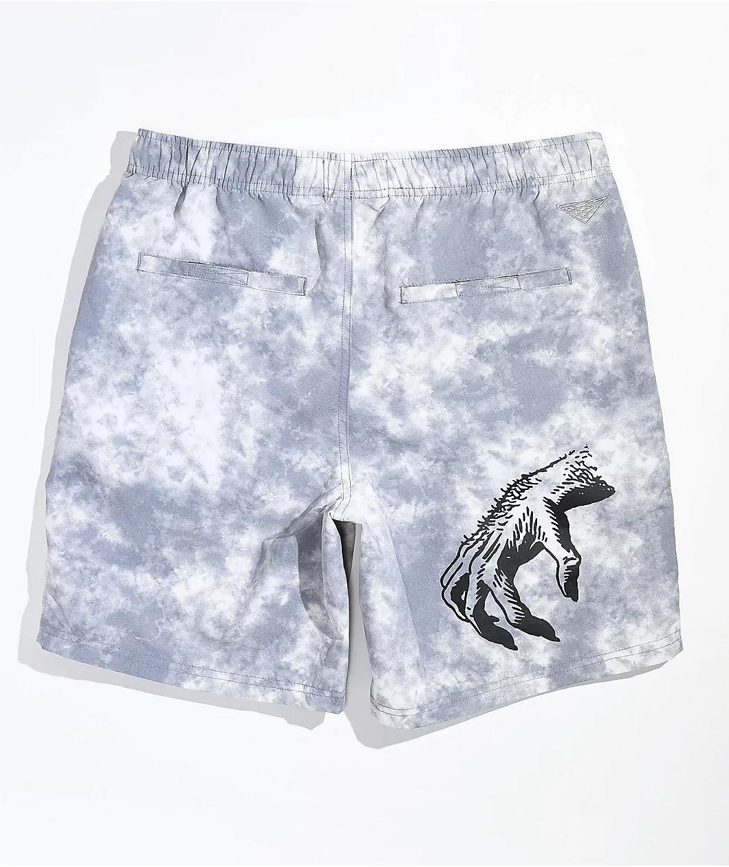 Vitriol Fusion Grey Wash Board Shorts Product Image