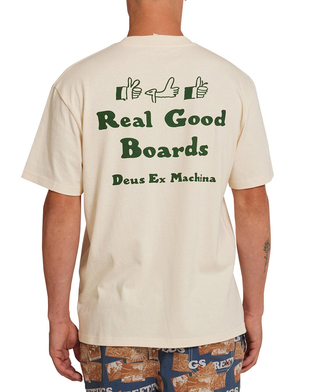 Real Good Tee - Dirty White Product Image