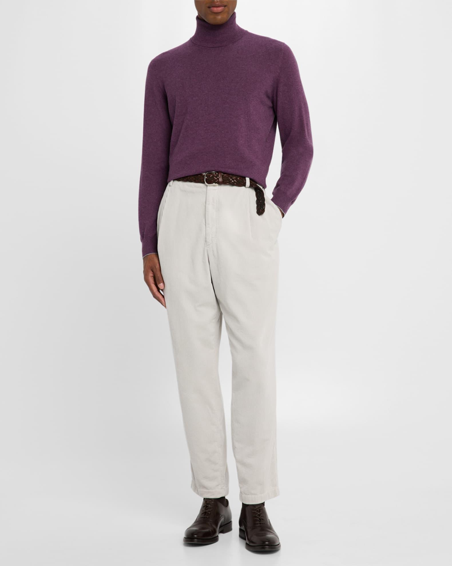 Men's Cashmere Turtleneck Sweater Product Image