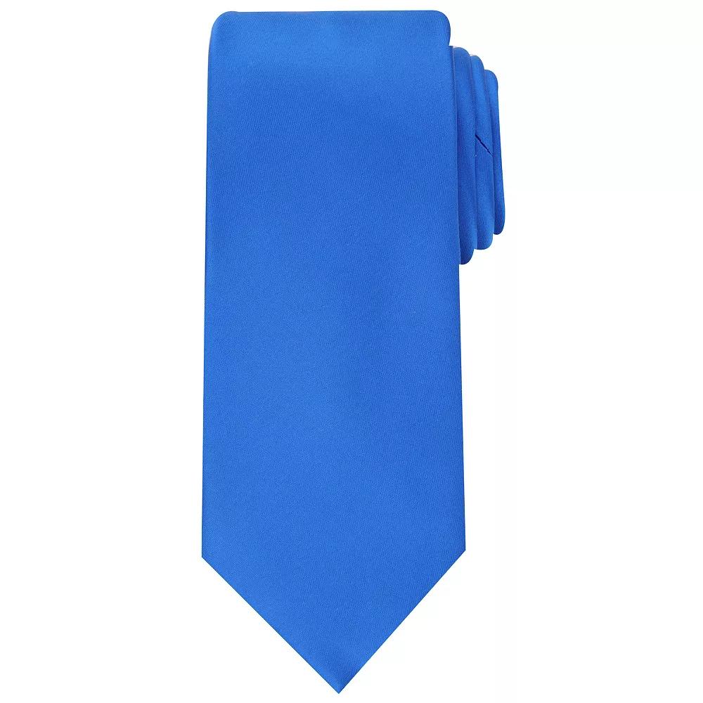 Men's Bespoke Solid Sateen Tie, Royal Sateen Product Image