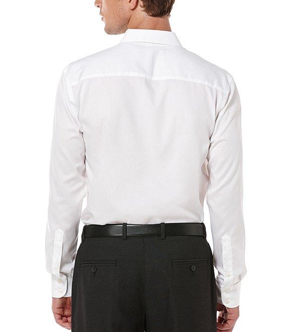Perry Ellis Non-Iron Solid Long-Sleeve Twill Shirt Product Image