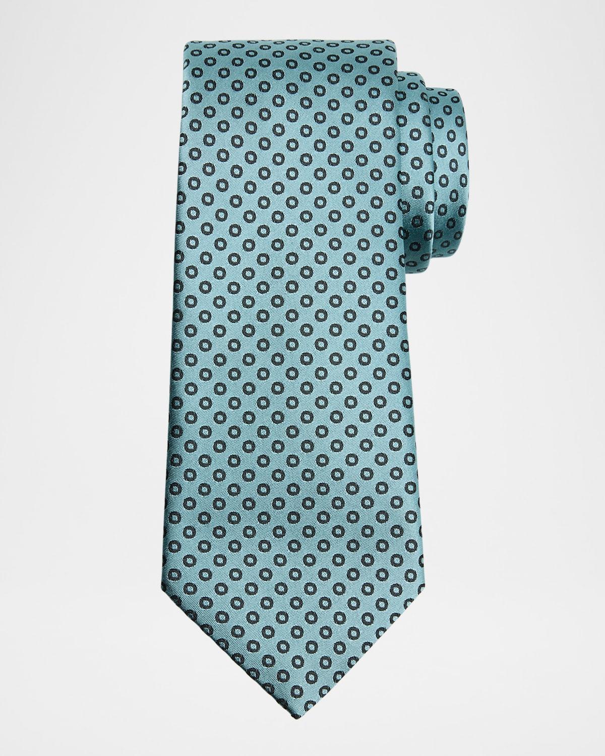 Mens Micro-Circle Silk Tie Product Image