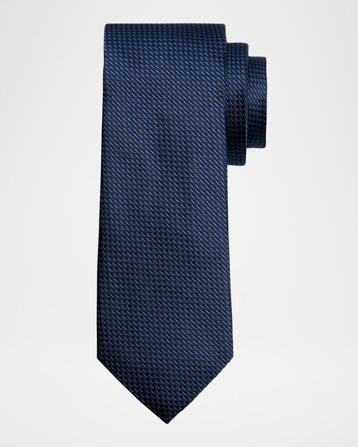 Mens Micro Dashes Tie Product Image