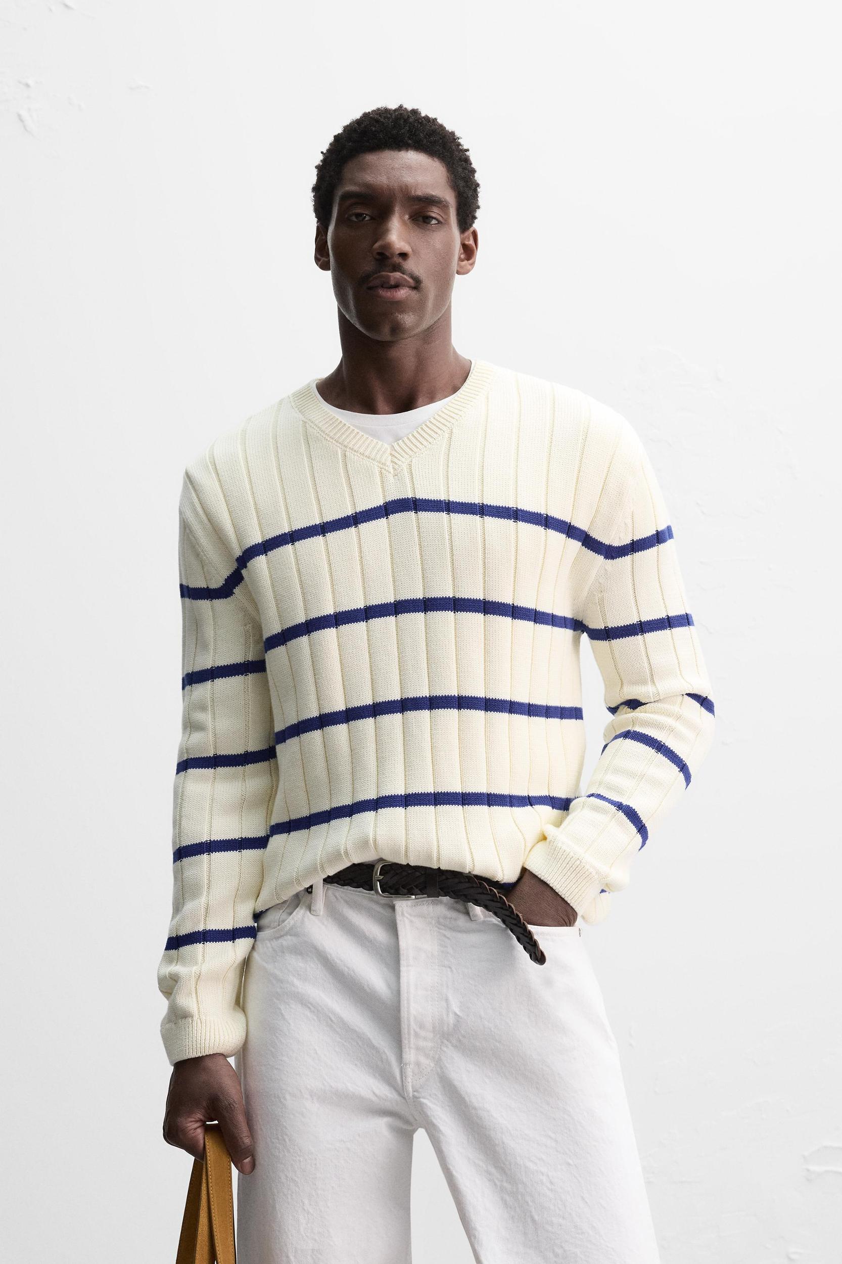 LIMITED EDITION STRIPED JACQUARD SWEATER Product Image