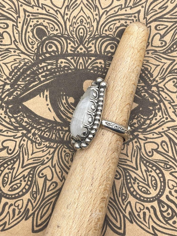 Sterling Silver Moonstone Ring Product Image