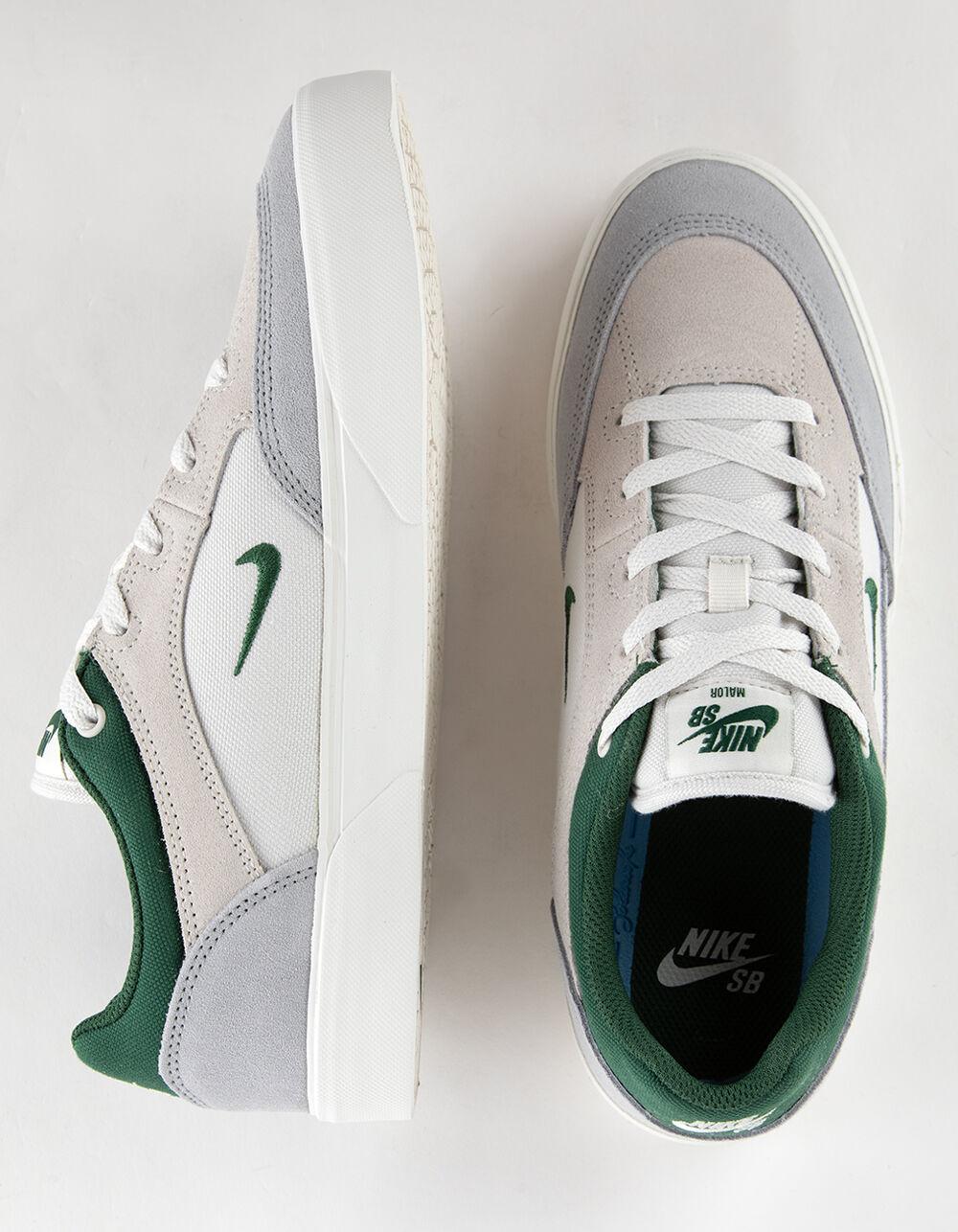 NIKE SB Malor Shoes - WHT/GREEN Product Image