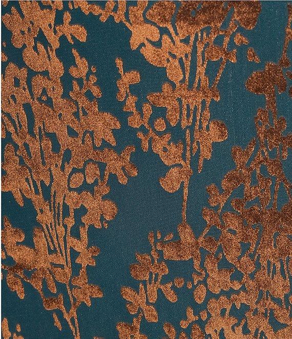 Allison & Kelly Sleeveless Burnout Floral Midi Dress Product Image