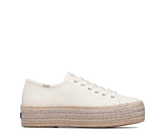 Keds Womens Triple Up Canvas Jute Sneaker Product Image