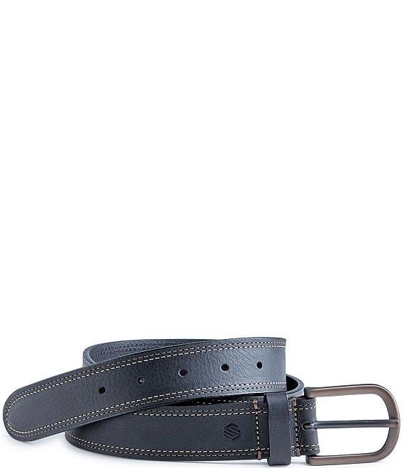 Johnston & Murphy Men's Double Contrast Stitched Belt Product Image