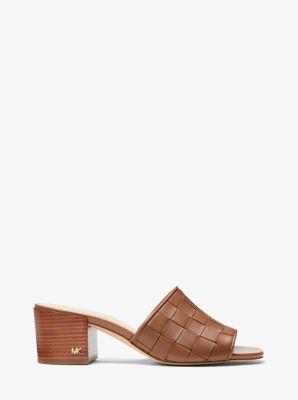 Ingrid Woven Leather Mule Product Image