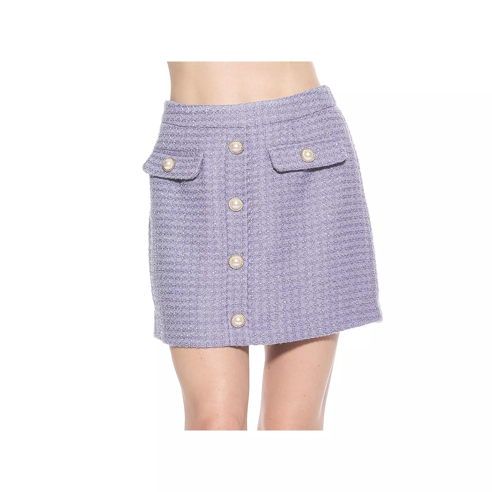 Women's ALEXIA ADMOR Wrenley Classic Tweed Mini Skirt,  Product Image