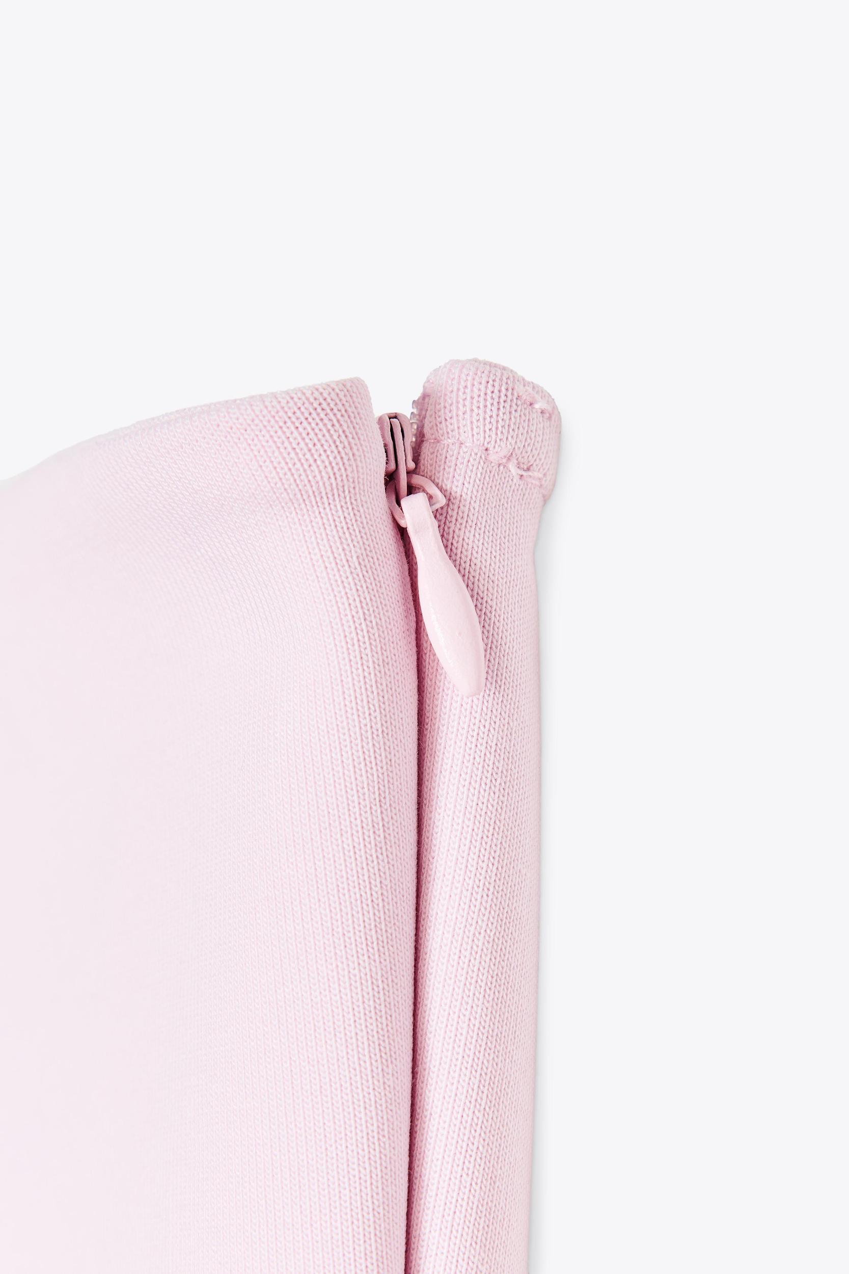 BALLOON STRAIGHT NECK MINI DRESS Product Image