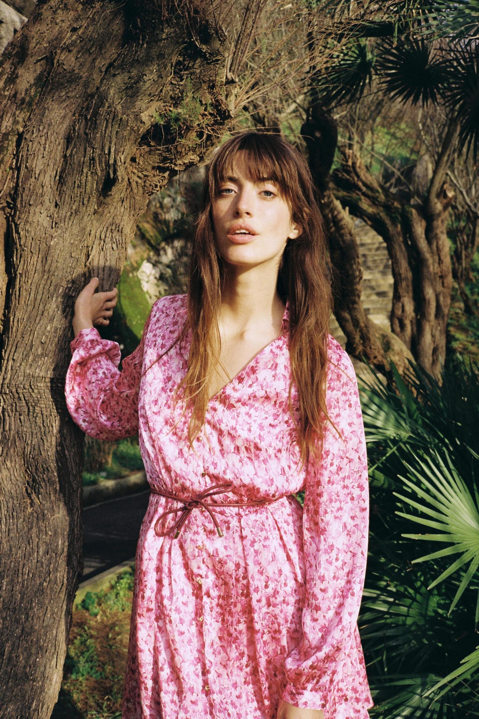 SHORT FLORAL PRINT DRESS Product Image