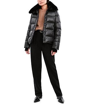 Dawn Levy Vera Shearling Trim Down Coat Product Image