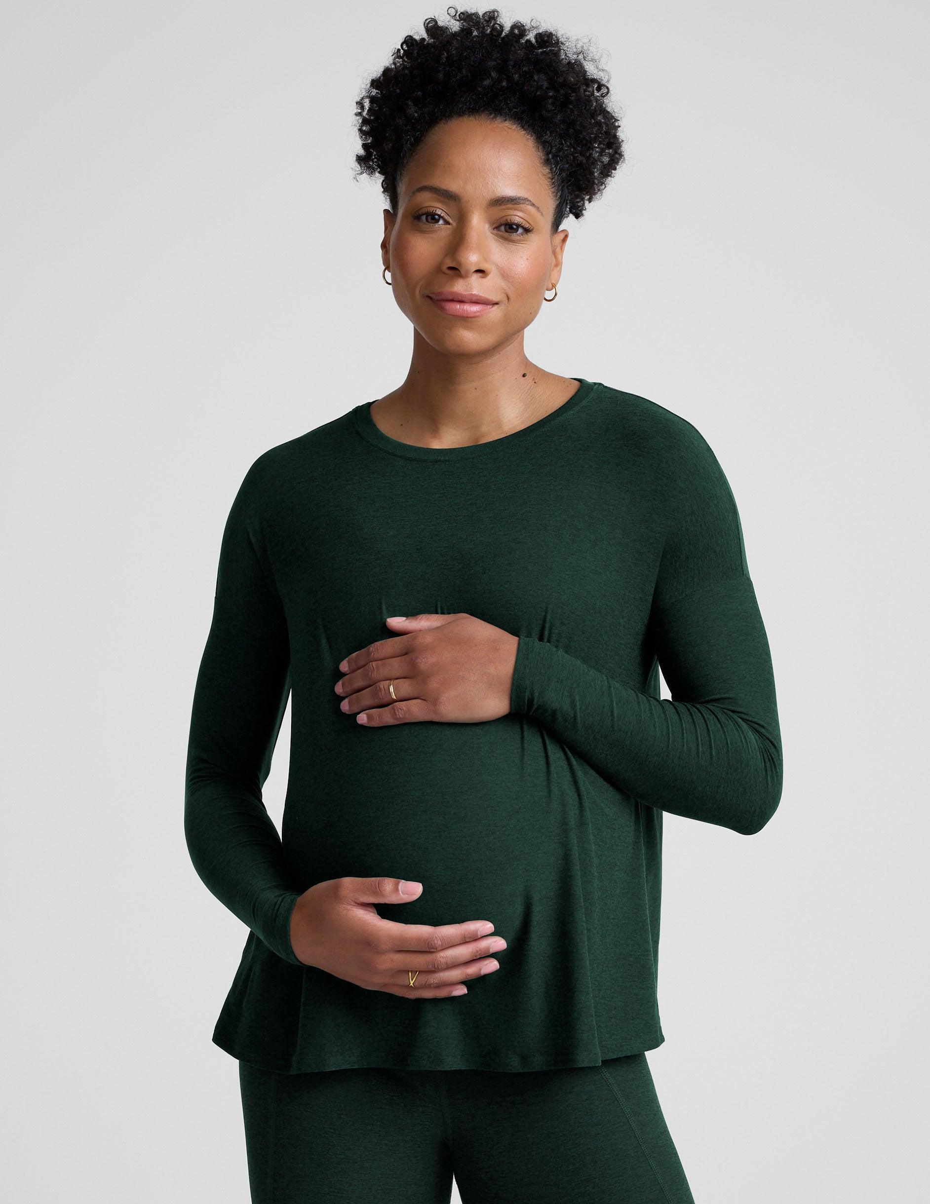 Featherweight Feels Like Home Long Sleeve Maternity Top Product Image