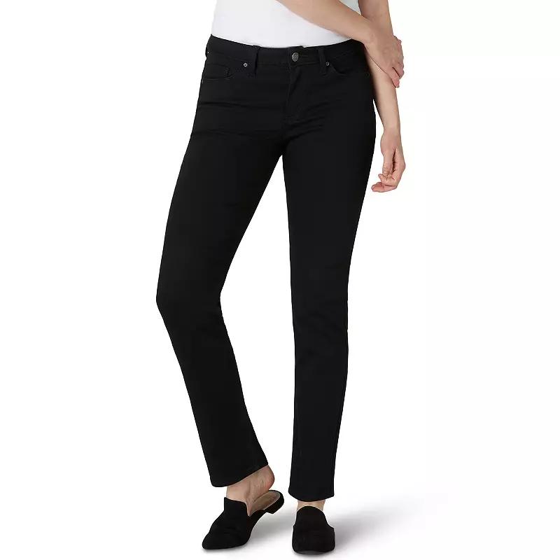 Women's Lee® Flex Motion Straight-Leg Jeans,  Product Image