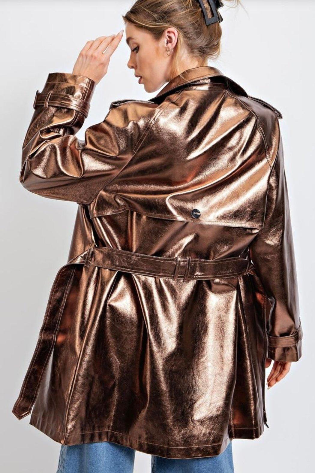 Trench Coat, Metallic Product Image