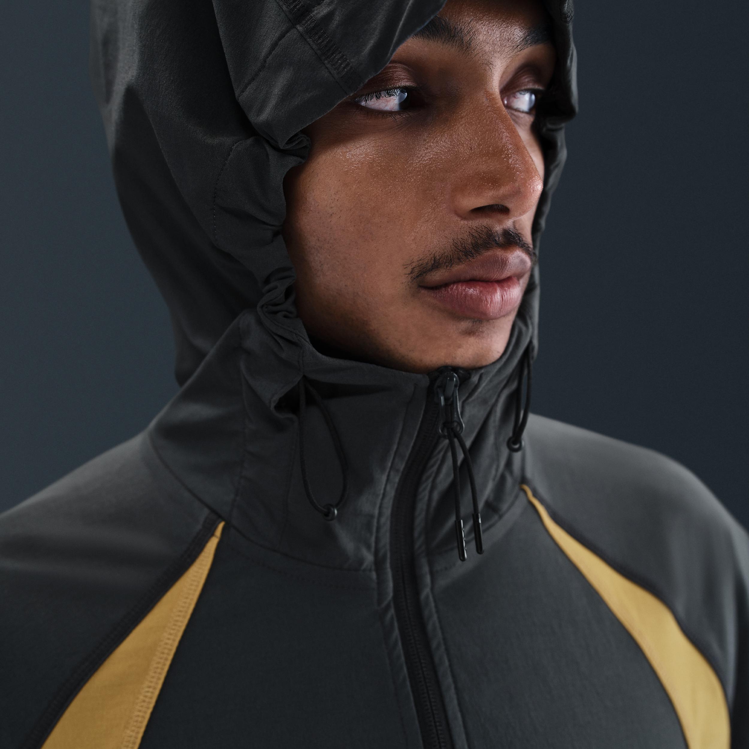 Nike Tech Men's Dri-FIT Woven Color-Block Windrunner Loose Jacket Product Image