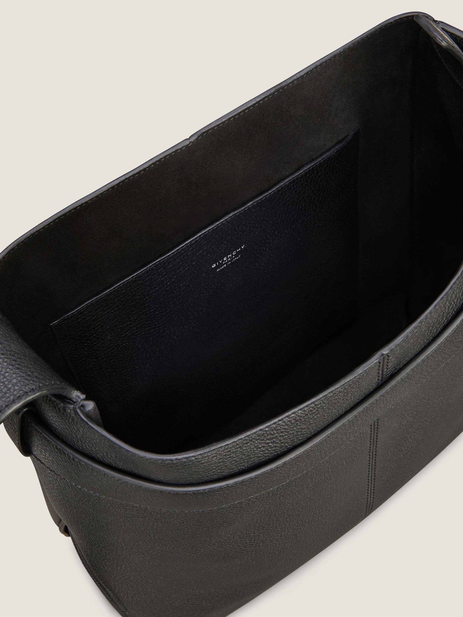 Medium Belted Hobo bag in grained leather Product Image