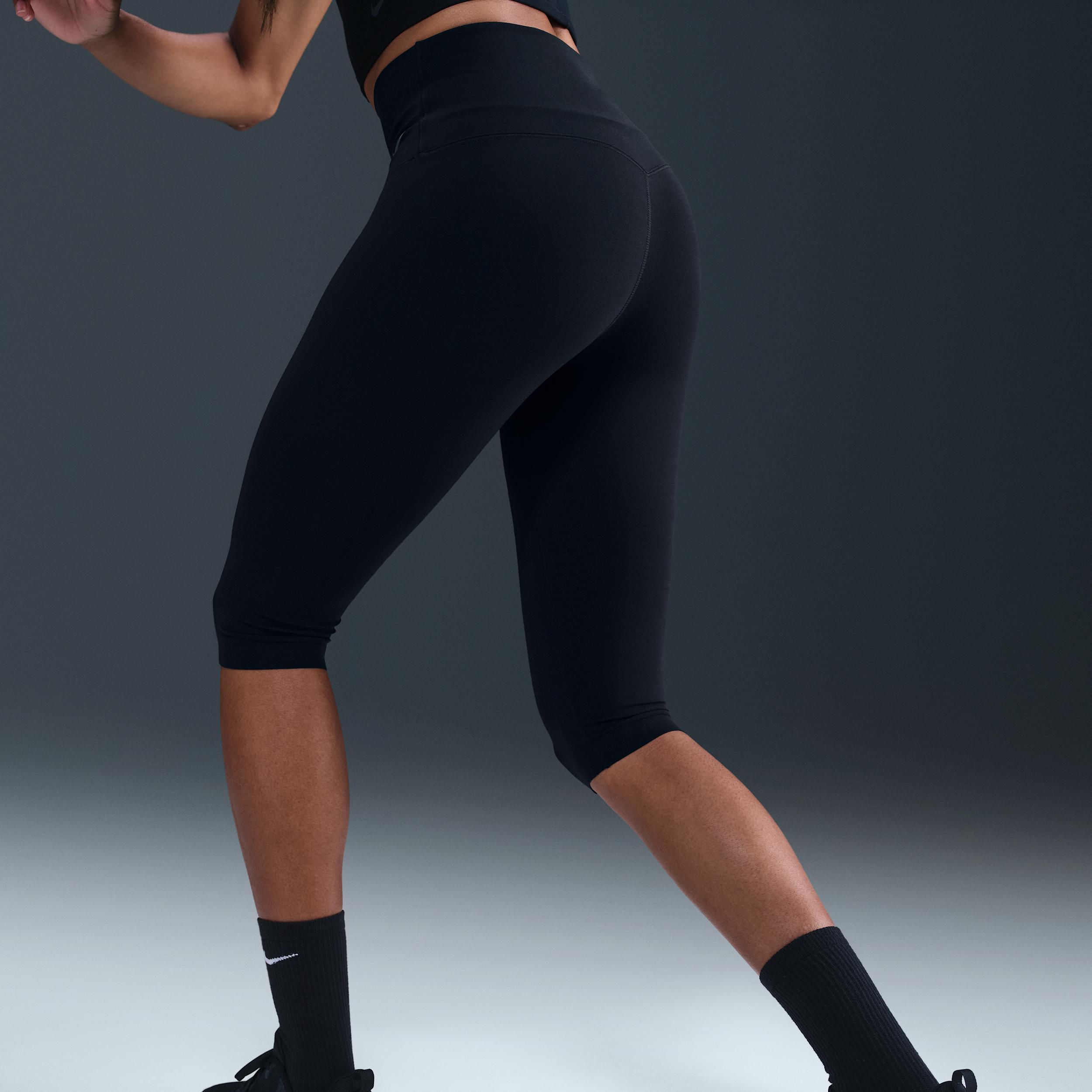 Nike Womens Zenvy High-Waisted Capri Leggings | IH1932-652 Product Image