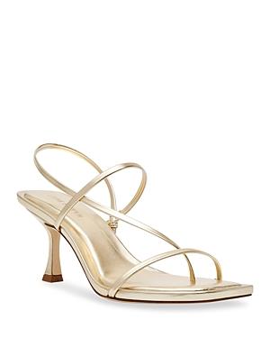 Steve Madden Womens Locke Strappy Asymmetrical High Heel Sandals Product Image