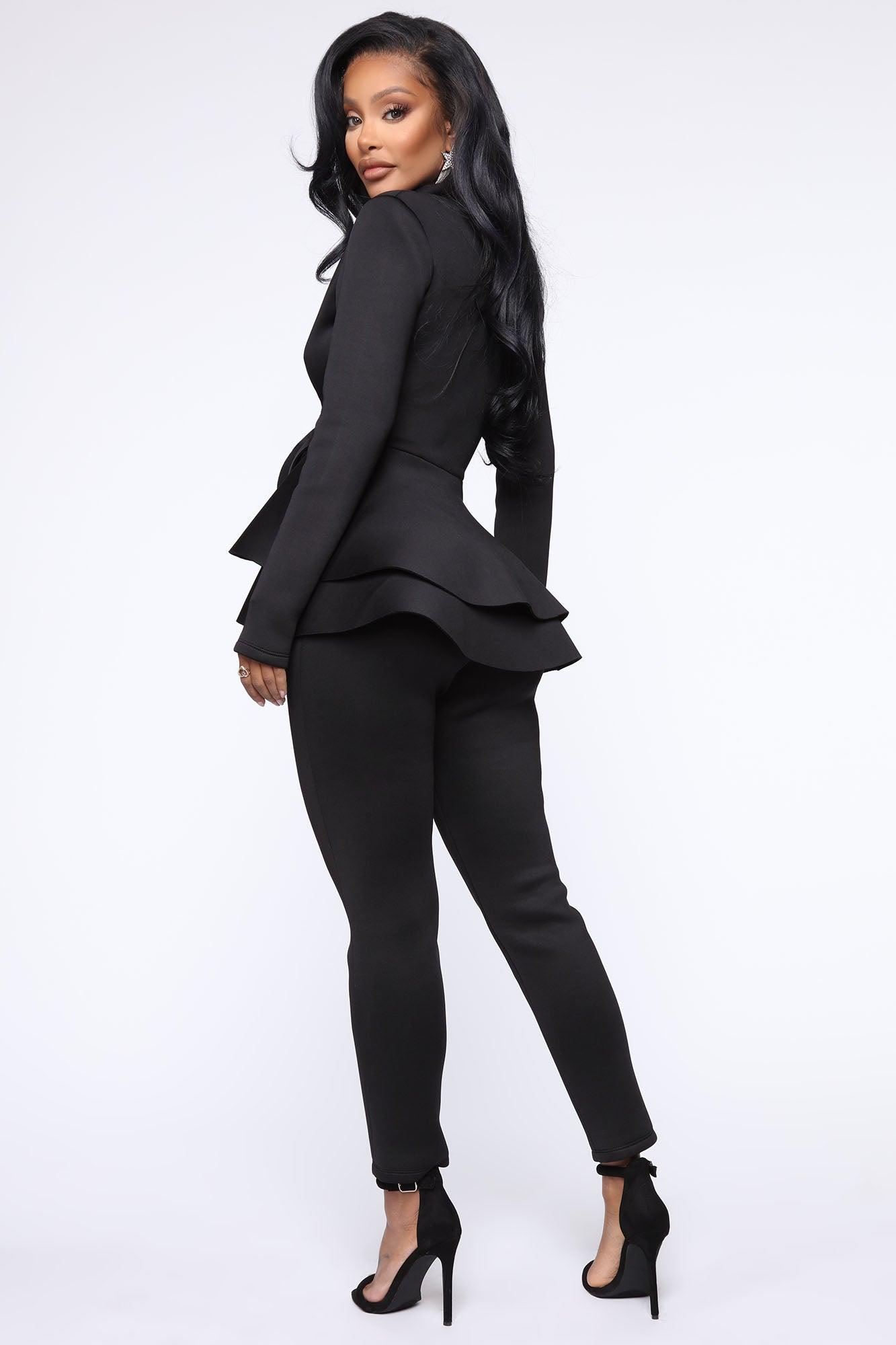 Penelope Scuba Set - Black Product Image