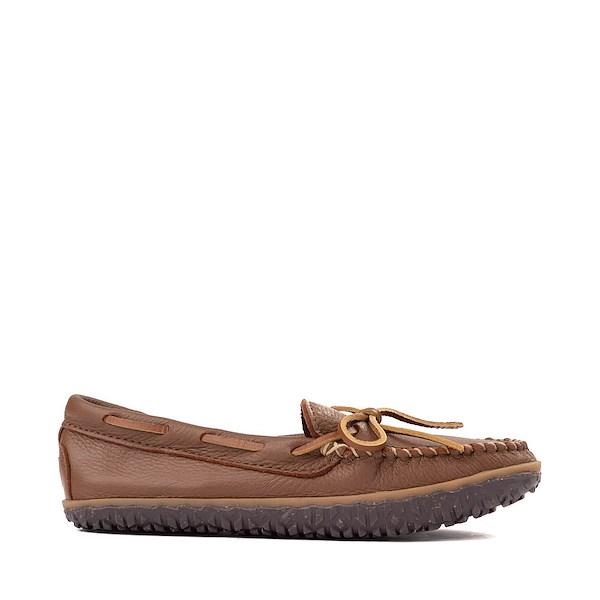 Womens Minnetonka Deerskin Tread Moccasin - Carmel Product Image