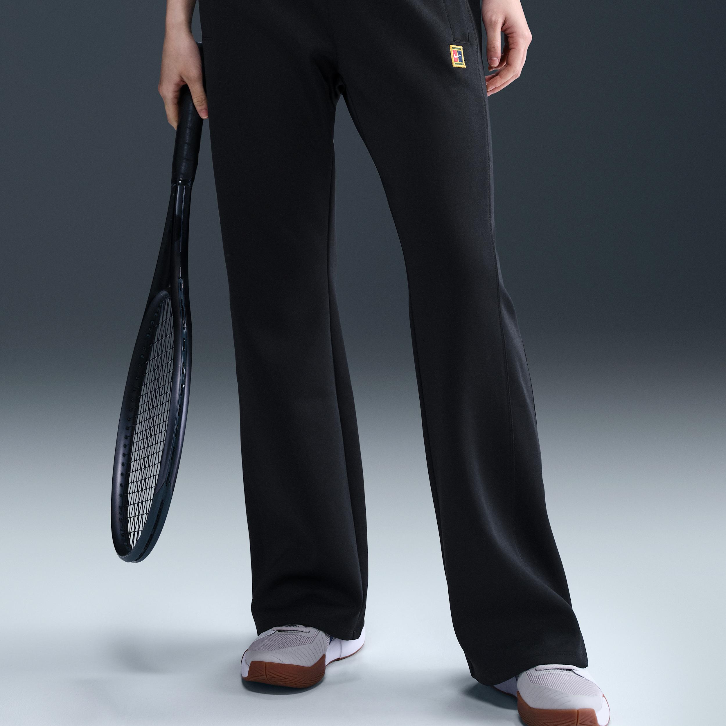 Nike Womens Court Heritage Windrunner Mid-Rise Tennis Pants | FZ6509-010 Product Image