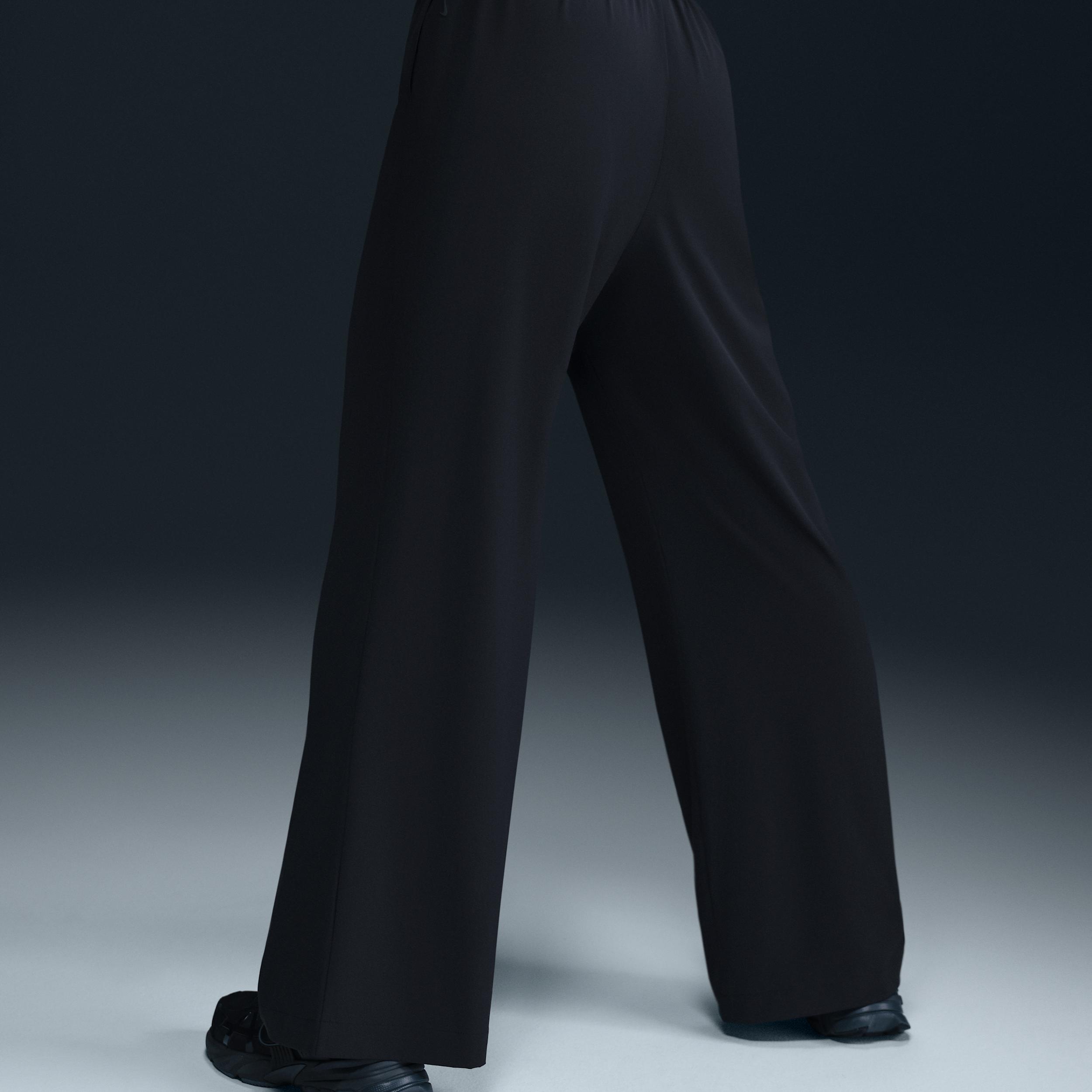 Nike Womens 24.7 PerfectStretch Dri-FIT High-Waisted Loose Wide-Leg Pants | HM8389-010 Product Image