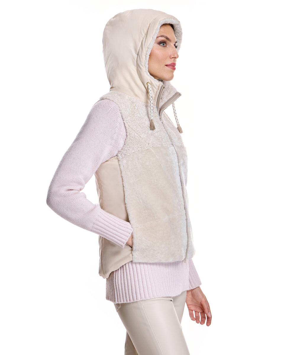 Lamb Hooded Vest Product Image