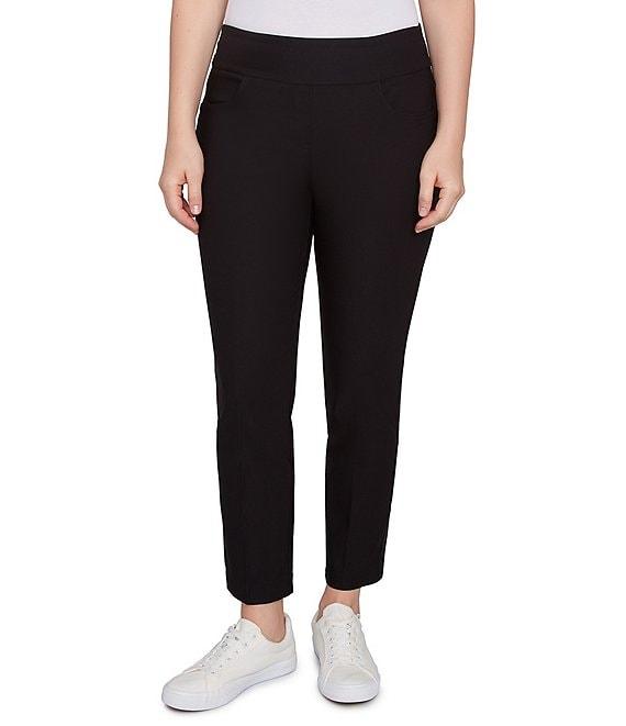 Ruby Rd. Silk Tech Straight Leg Pull-On Ankle Pants Product Image