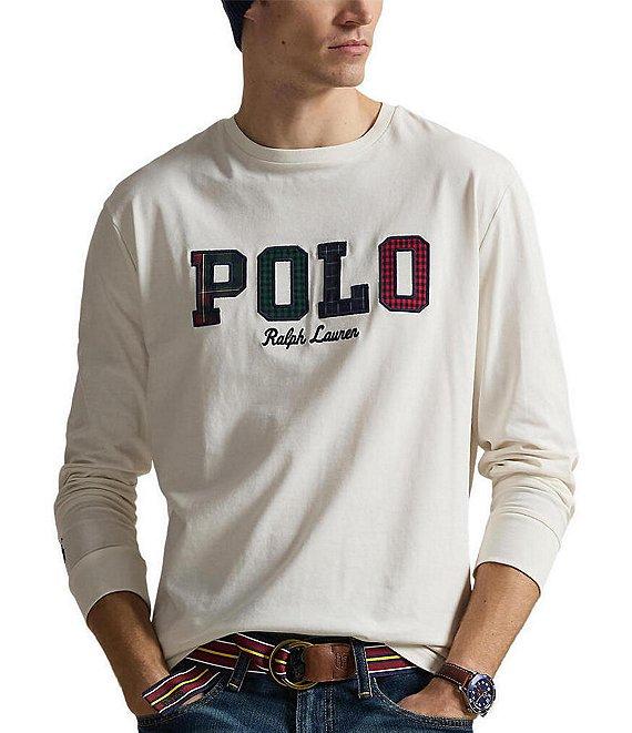 Polo Ralph Lauren Classic Fit Plaid-Logo Jersey T-Shirt Product Image