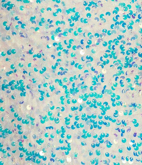 Midnight Doll One Shoulder Sequin Front Slit Bodycon Dress Product Image