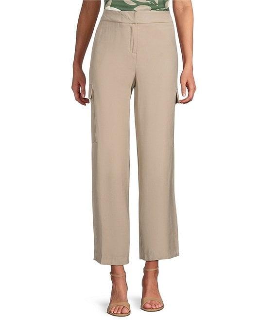 Investments Petite Size Wide Leg Cargo Pants Product Image