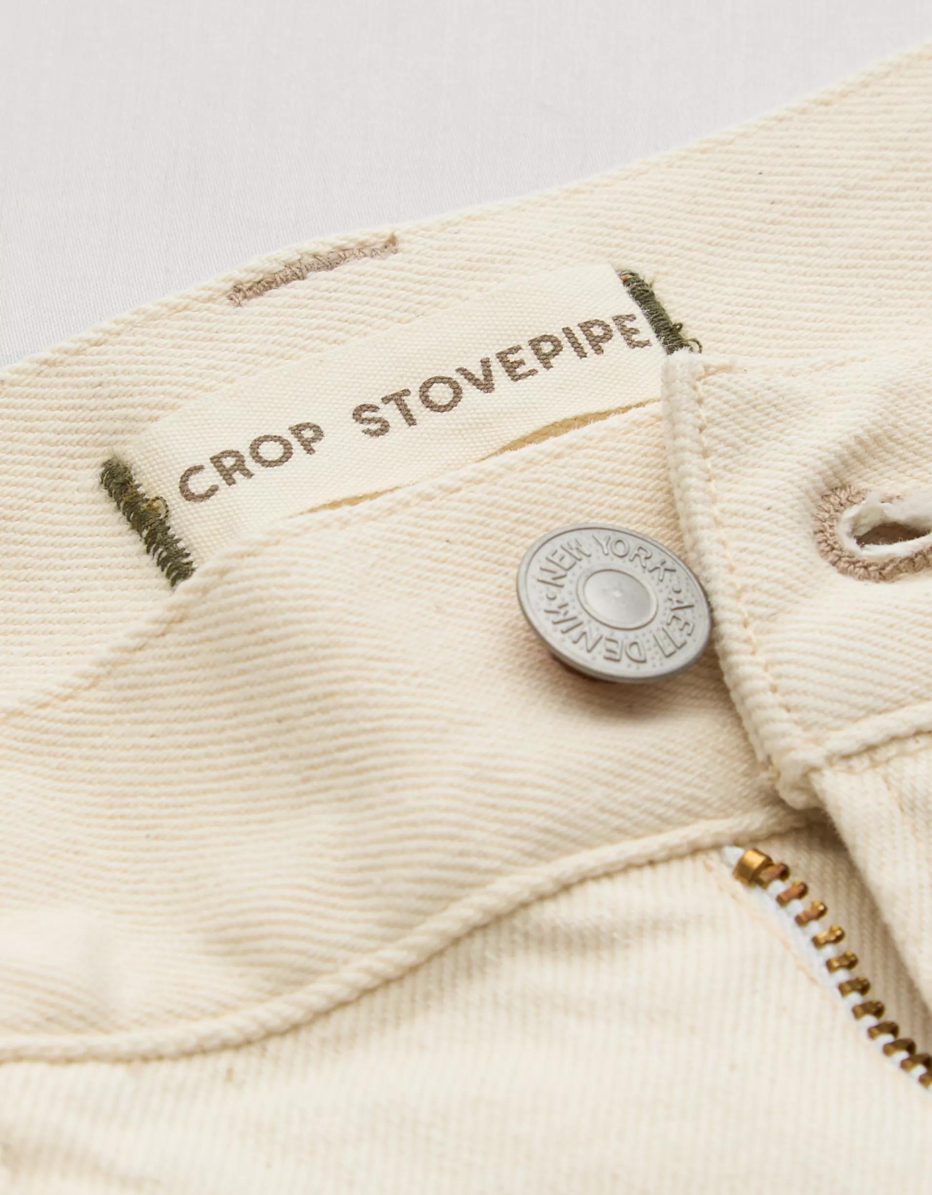 AE77 Premium Crop Stovepipe Jean Product Image