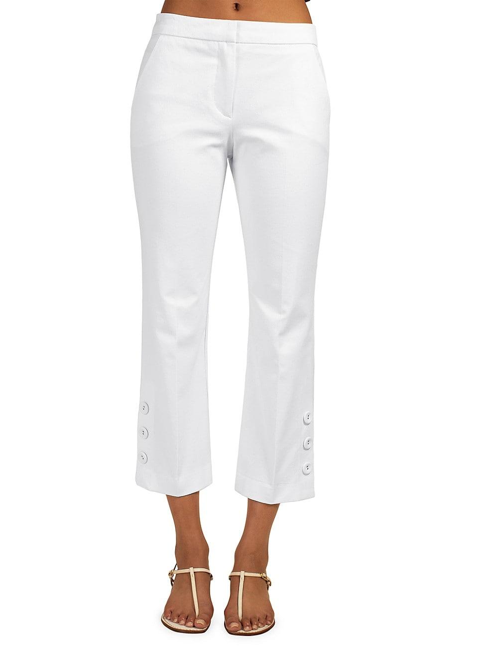 Womens Ore Cropped Boot-Cut Pants Size 0 Product Image