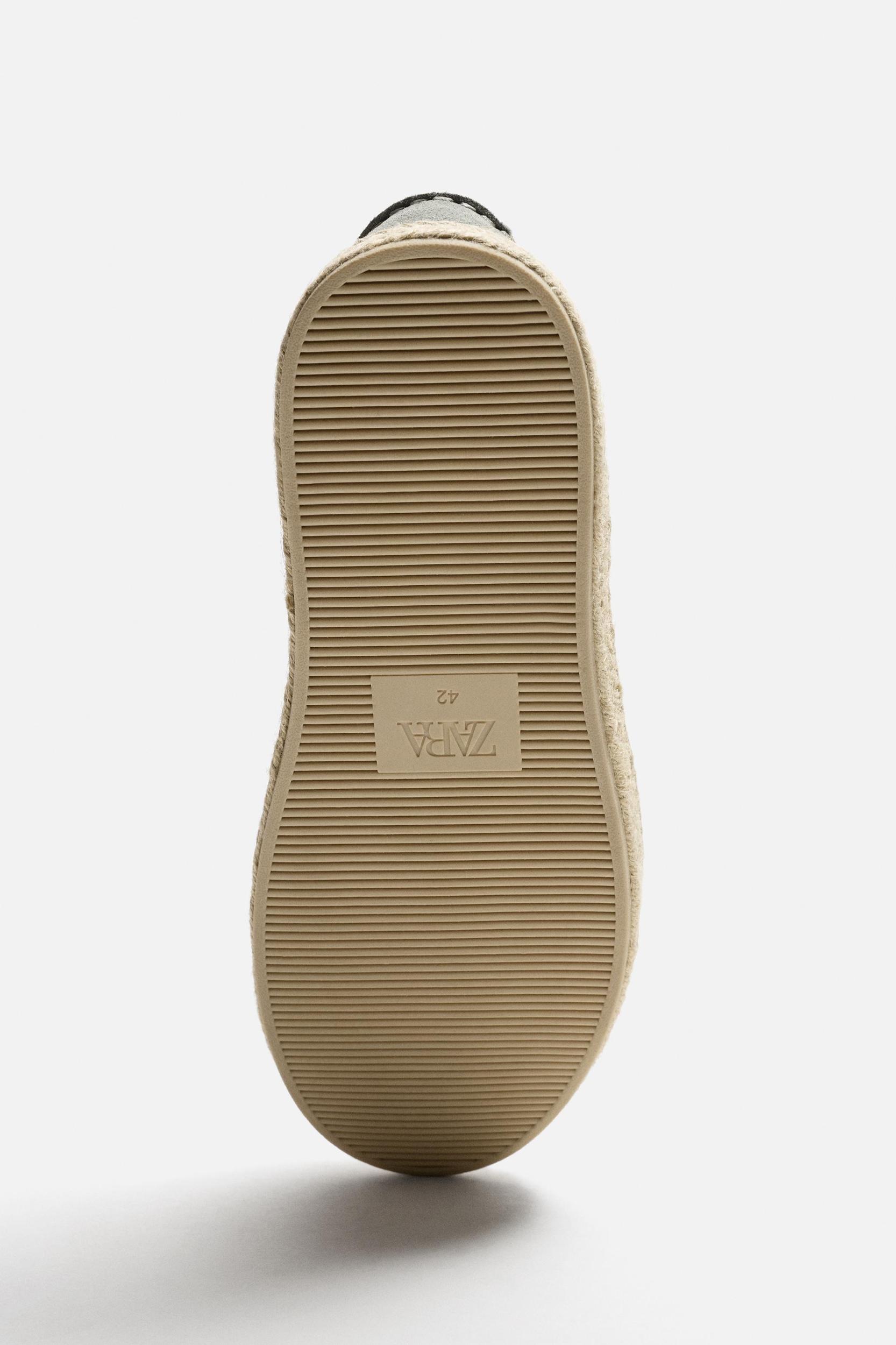 LEATHER JUTE LOAFERS Product Image