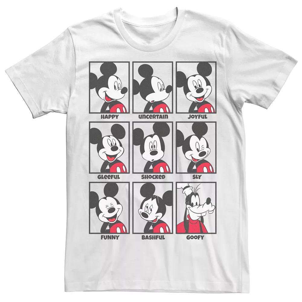Disney's Mickey Mouse Emotions Goofy Smile Men's Tee,  Product Image
