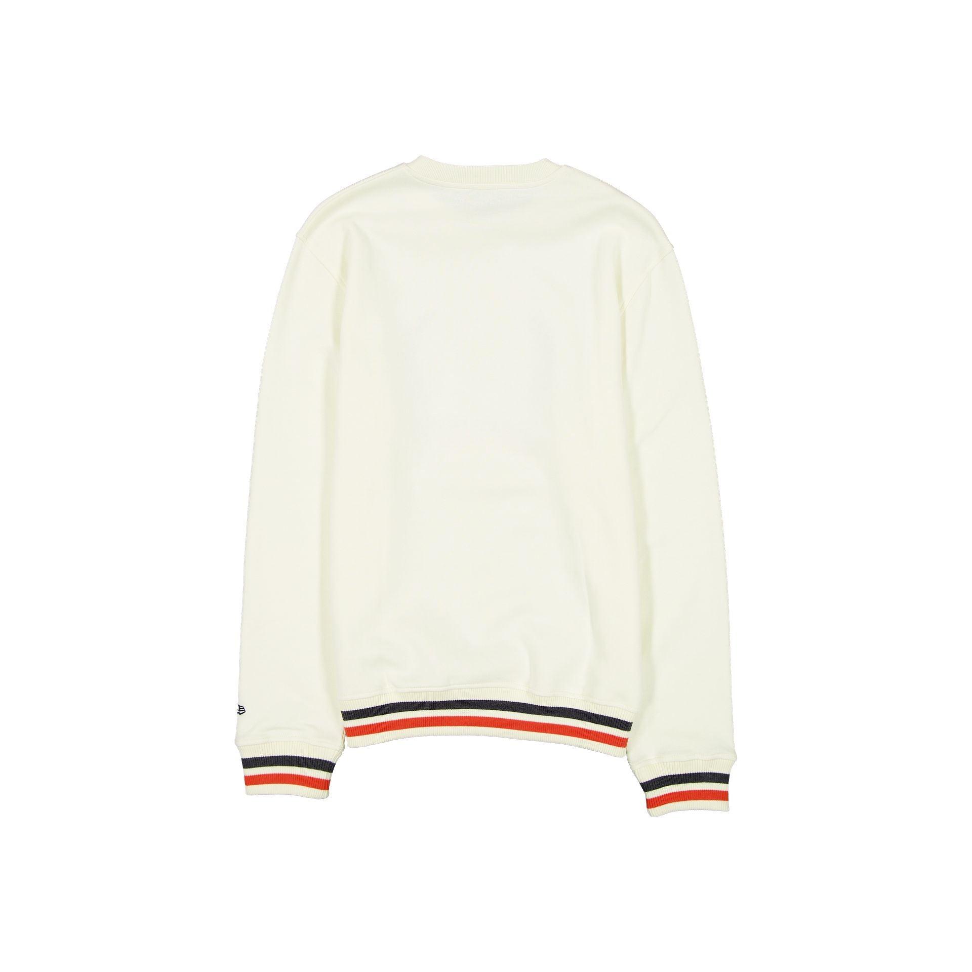 Los Angeles Dodgers Throwback Chrome White Crewneck Male Product Image