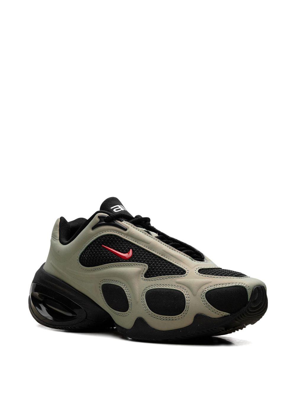 Air Max Muse "Black/University Red-Oil Green-Metallic Silver" sneakers Product Image